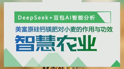 老铁们，马上准备冬小麦种植肥料了，我们用AI智慧农业分析了，美富原，叶碳酶乳酸肽活性硅，中药提取物加矿源，加枯草芽孢杆菌和胶冻样类芽孢杆菌的，中微量元素肥料硅钙镁肥，对小麦提质增产作用功效做分析，大家
