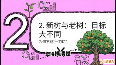 第3节：【春肥策略】开春底肥：新树&ldquo;扩版图&rdquo;，老树&ldquo;点引擎&rdquo;，课程：《柑橘底肥&ldquo;翻身账&rdquo;：从改土到高产的实战全书》