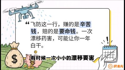 第6节：无人机干活不&ldquo;赔钱&rdquo;&mdash;&mdash;防漂移、避药害的保命红线，课程：《无人机植保搞钱必修课：从&ldquo;瞎飞&rdquo;到&ldquo;懂行&rdquo;的6步进阶》